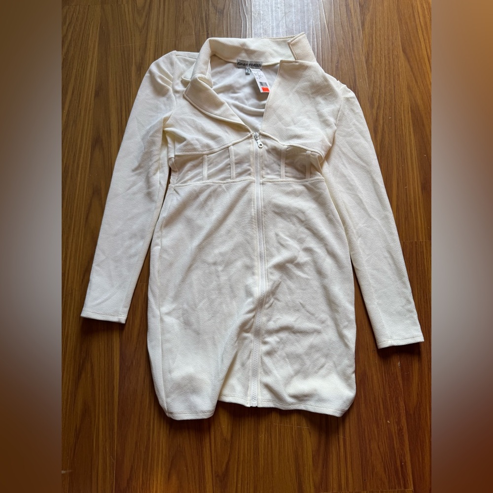 Elegant Cream Women's Jacket size XL